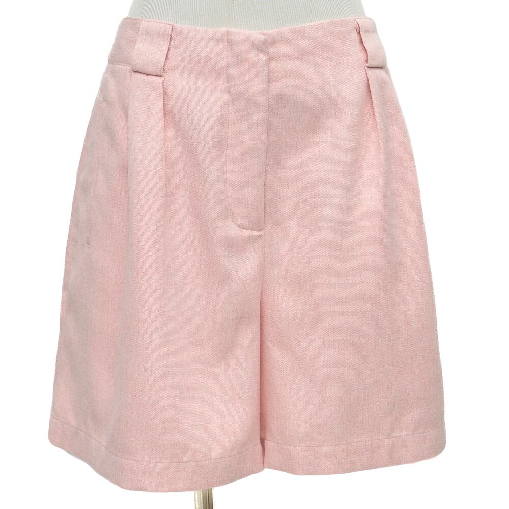 Tuckernuck Pink High Rise Trouser Shorts Size Medium